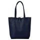  Patrizia 419-013 námornícka dámska kožená kabelka 38 x 37 x 13 cm