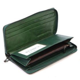   Cavaldi PX25-2-JZ zelená dámska kožená peňaženka 19 x 9,5 cm