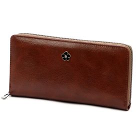    Cavaldi PX25-2-MT hnedá kožená kožená peňaženka dámska 19,5 x 10 cm