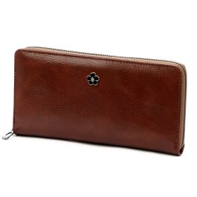    Cavaldi PX25-2-MT hnedá kožená kožená peňaženka dámska 19,5 x 10 cm