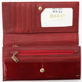    Rovicky 8805-MIR RFID červená dámska peňaženka z hovädzej kože 19 x 9 x 3,5 cm