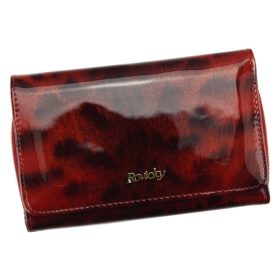    Rovicky 8806-PTR RFID červená dámska peňaženka z hovädzej kože 16 x 10,5 x 4 cm