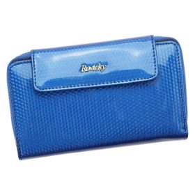    Rovicky 8808-SBR RFID modrá dámska peňaženka z hovädzej kože 17 x 10 x 3,5 cm
