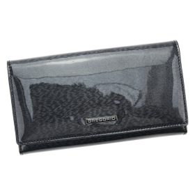    Gregorio PT-121 čierna dámska kožená peňaženka 20 x 10 x 4 cm