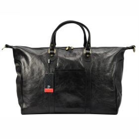    Pierre Cardin 4220 GNC čierna kožená cestovná taška 57 x 37 x 25 cm