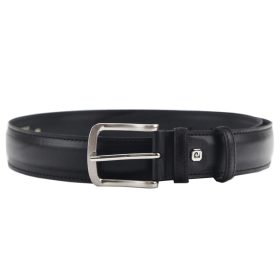    Pánsky opasok Pierre Cardin PSN 6209 z hovädzej kože čierny 4 cm