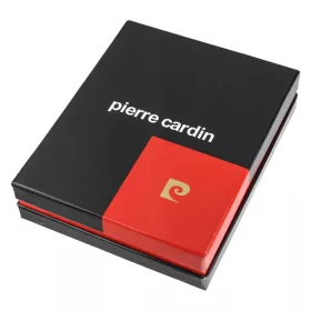    Pánska kožená peňaženka Pierre Cardin TILAK34 8805 čierno-červená 12,5 x 9,5 x 2 cm