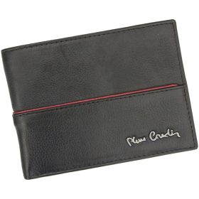    Pierre Cardin TILAK38 8804 RFID čierna pánska kožená peňaženka 11 x 9 cm