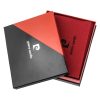 Pierre Cardin TILAK38 8805 RFID fekete-piros férfi bőr pénztárca 12.5 x 9.5 x 2 cm