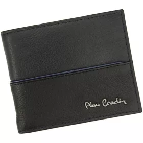   Pierre Cardin TILAK38 8824 RFID čierna pánska peňaženka z hovädzej kože 11 x 9 x 2 cm