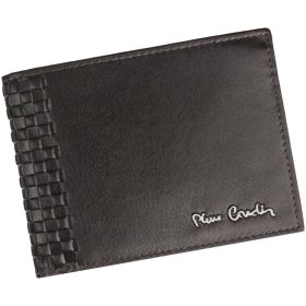    Pierre Cardin TILAK39 8804 hnedá pánska kožená peňaženka 11 x 9 cm