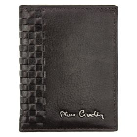    Pierre Cardin TILAK39 8813 hnedá pánska kožená peňaženka 9,5 x 10,5 cm