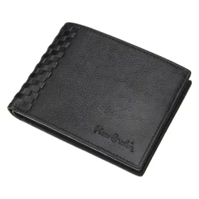    Pierre Cardin TILAK40 8805 RFID čierna pánska kožená peňaženka 12,5 x 9,5 cm