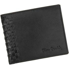    Pierre Cardin TILAK40 8824 RFID čierna pánska kožená peňaženka 11 x 9 cm