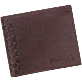    Pierre Cardin TILAK40 8824 RFID čierna pánska kožená peňaženka 11 x 9 cm