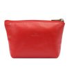  Dámska kozmetická taštička EL FORREST CB01-47 COSMETICS červená z hovädzej kože 17,5 x 11 x 5 cm