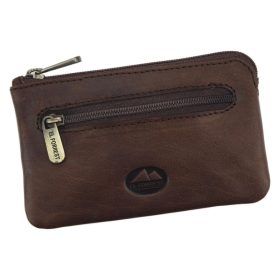    Puzdro na dokumenty z hnedej hovädzej kože EL FORREST 6030-22 11,5 x 7 x 2 cm