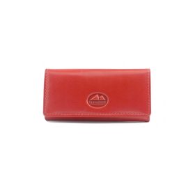    EL FORREST 857-47 červený kožený prívesok na kľúče 11,4 x 5,6 x 2 cm