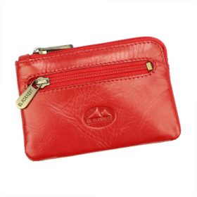    EL FORREST 858-47 červený kožený prívesok na kľúče 11 x 7,5 x 1,5 cm