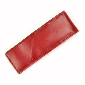    EL FORREST 865-47 červený kožený držiak na pero 15,5 x 5,5 x 2 cm