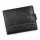  Pánska peňaženka z hovädzej kože EL FORREST 892-61 s RFID, čierna, 13 x 9,5 x 2,5 cm