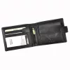  Pánska peňaženka z hovädzej kože EL FORREST 892-61 s RFID, čierna, 13 x 9,5 x 2,5 cm