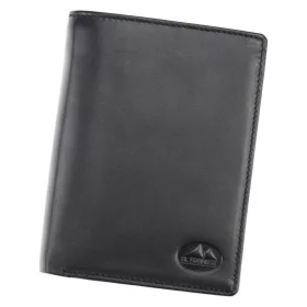    EL FORREST 859-67 RFID čierna pánska kožená peňaženka 10 x 13 x 2,5 cm
