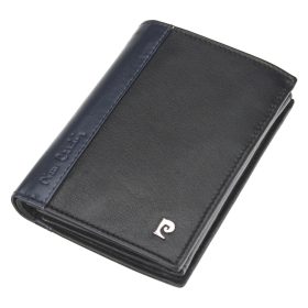    Pierre Cardin TILAK30 326 čierno-červená pánska kožená peňaženka 10,5 x 12,7 cm