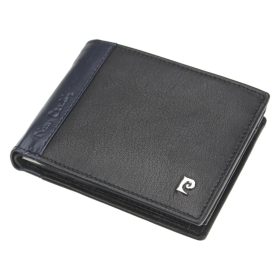    Pierre Cardin TILAK30 324 čierno-červená pánska kožená peňaženka 12 x 9,5 cm