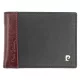  Pánska peňaženka z hovädzej kože Pierre Cardin TILAK30 325 čierno-červená 12 x 9,5 x 2,5 cm