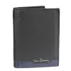  Pierre Cardin TILAK37 326 RFID čierno-červená pánska peňaženka z hovädzej kože 10,5 x 12,7 x 2,8 cm