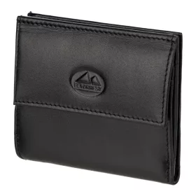    Pánska kožená peňaženka EL FORREST 1500-67 čierna 10 x 9 x 2,5 cm