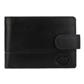    Pánska kožená peňaženka EL FORREST 851-61 s RFID čipom, čierna, 11 x 8 x 2,5 cm