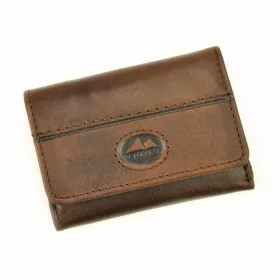    Pánska peňaženka EL FORREST 855-22 z hnedej hovädzej kože 9,5 x 6,8 x 2,3 cm