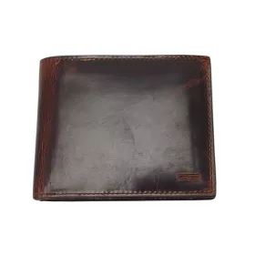    Pánska hnedá kožená peňaženka Giorgio Carelli RFID, 12,5 x 9,5 cm