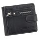  Jennifer Jones 5533 čierna pánska kožená peňaženka 11 x 9,5 x 2 cm