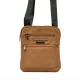  Pánska kožená taška na opasok Pierre Cardin LF08 6008 hnedá 22 x 26 x 6 cm