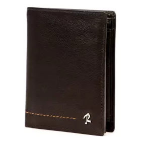    Rovicky N4-CMC hnedá pánska peňaženka z hovädzej kože 9,5 x 12,5 x 2,5 cm