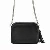  Pierre Cardin FRZ 1652 čierna dámska kožená kabelka 23 x 17 x 8 cm