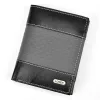  Pánska peňaženka Loren N4-DDG z čiernej hovädzej kože 10 x 13,3 x 2,5 cm