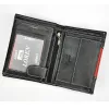  Pánska peňaženka Loren N4-DDG z čiernej hovädzej kože 10 x 13,3 x 2,5 cm