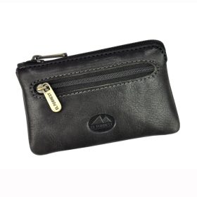    EL FORREST 6030-19 čierny kožený prívesok na kľúče 11,5 x 7,5 x 1 cm