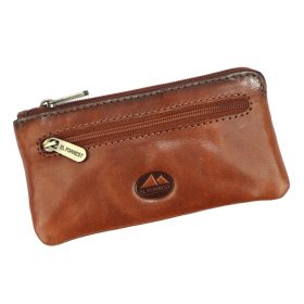    EL FORREST 990-29 hnedá kožená kľúčenka 15 x 7,5 x 1,5 cm