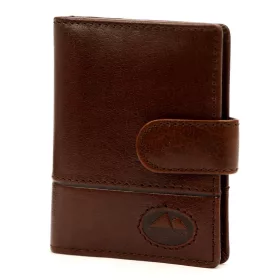    EL FORREST 7000-22 RFID hnedá koža unise x držiak na karty 8,5 x 10,5 x 1,5 cm
