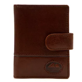    EL FORREST 7000-22 RFID hnedá koža unise x držiak na karty 8,5 x 10,5 x 1,5 cm