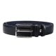  Pánsky opasok z hovädzej kože Pierre Cardin PSN 6206 modrý 3,5 cm