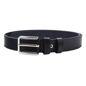    Pánsky opasok z hovädzej kože Pierre Cardin PSN 6207 modrý 3,5 cm