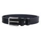  Pánsky opasok z hovädzej kože Pierre Cardin PSN 6207 modrý 3,5 cm