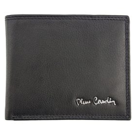    Pierre Cardin TILAK43 8825 čierna pánska kožená peňaženka 11 x 9 cm