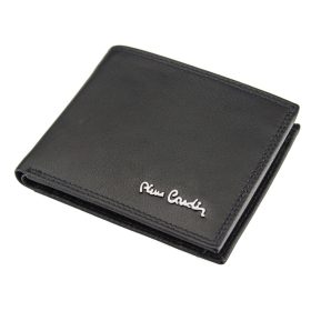    Pierre Cardin TILAK43 8825 čierna pánska kožená peňaženka 11 x 9 cm